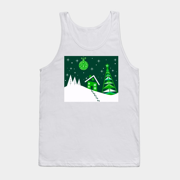 Seasonal Festive Winter Time Christmas Mood Tank Top by JeLoTall